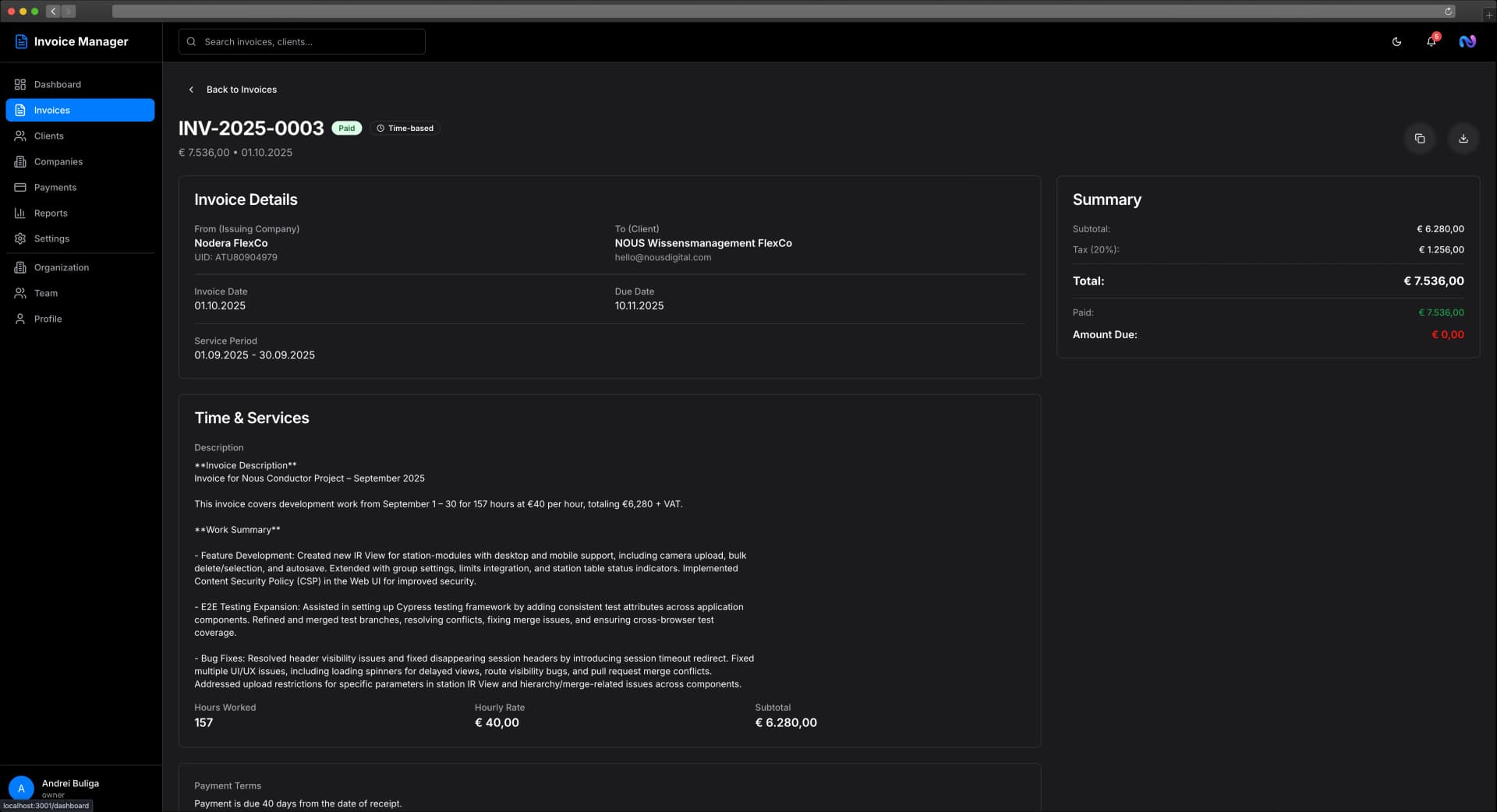 Application settings and configuration